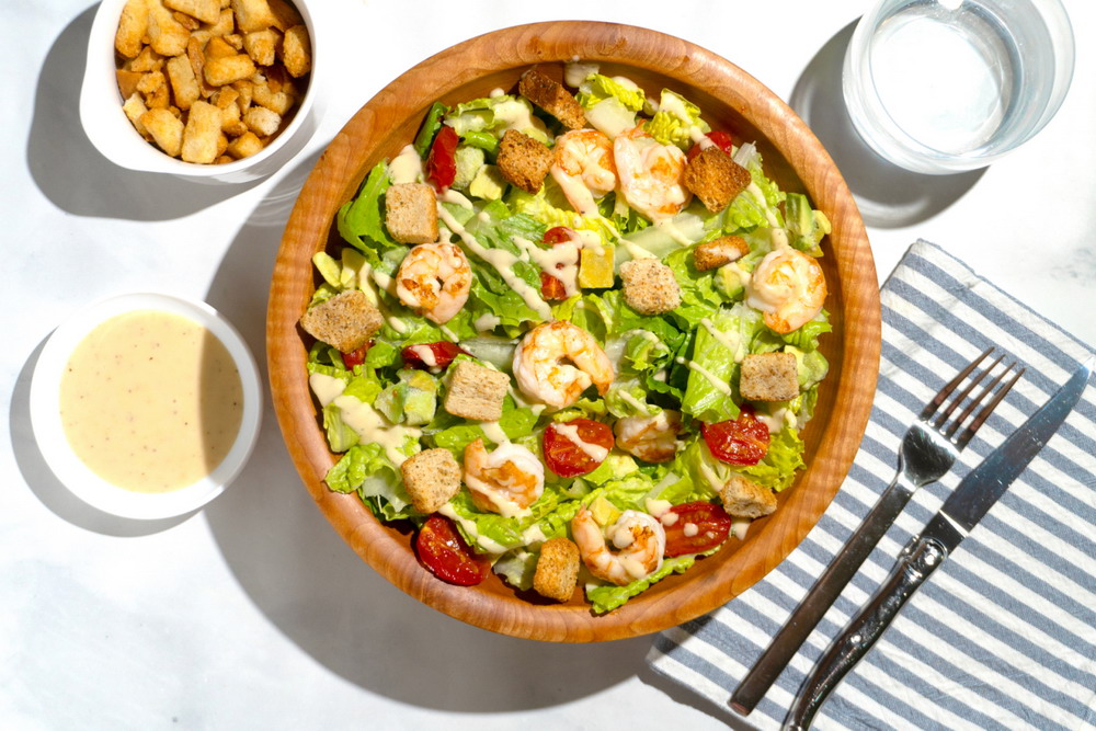 Салат із сухариками